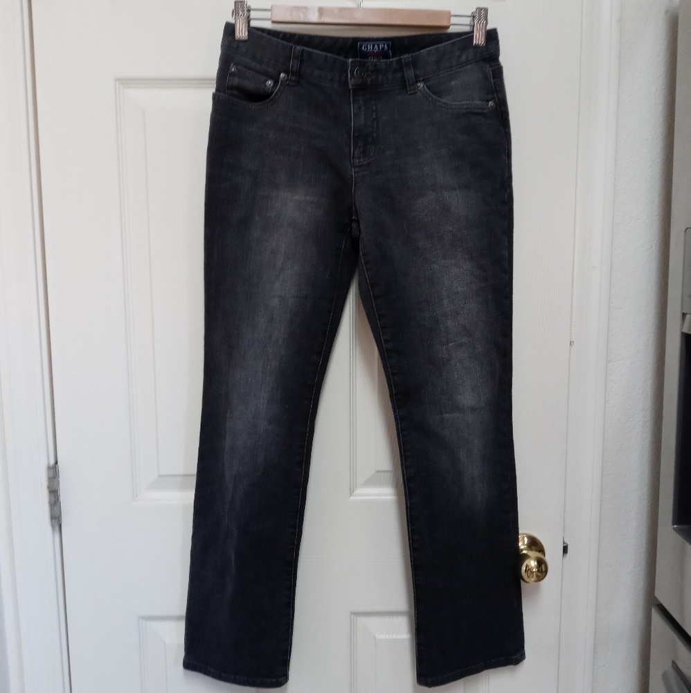 Chaps Faded Black Petite Jeans Size 4P - Picture 3 of 6